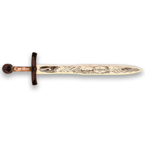 Patriotic Family Sword - Customizable Wall Decor