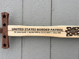 United States Border Patrol Custom Wood Sword