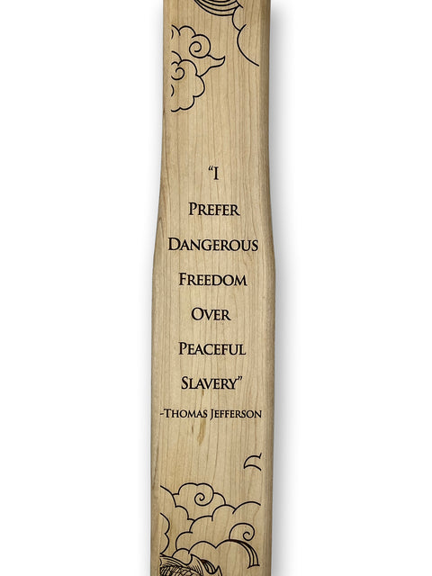 Custom Asian Dragon Sword - Choose your favorite verse or quote