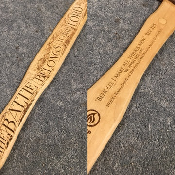 Custom inscription for the back of the sword (up to 150 characters)